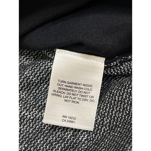 Alfred Dunner layered sweater/cardigan silver black studded 3/4 sleeves,size PXL - Picture 10 of 12